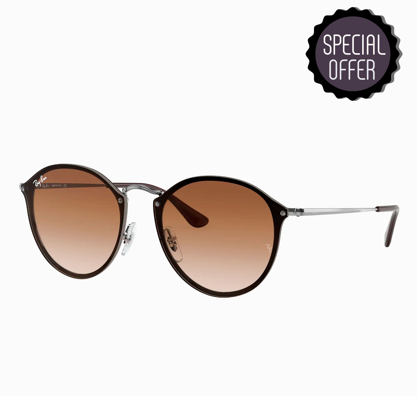 Rayban 3574N Blaze 3574 004/13 Marco Cafe Lente Cafe Talle M Gafas De Sol