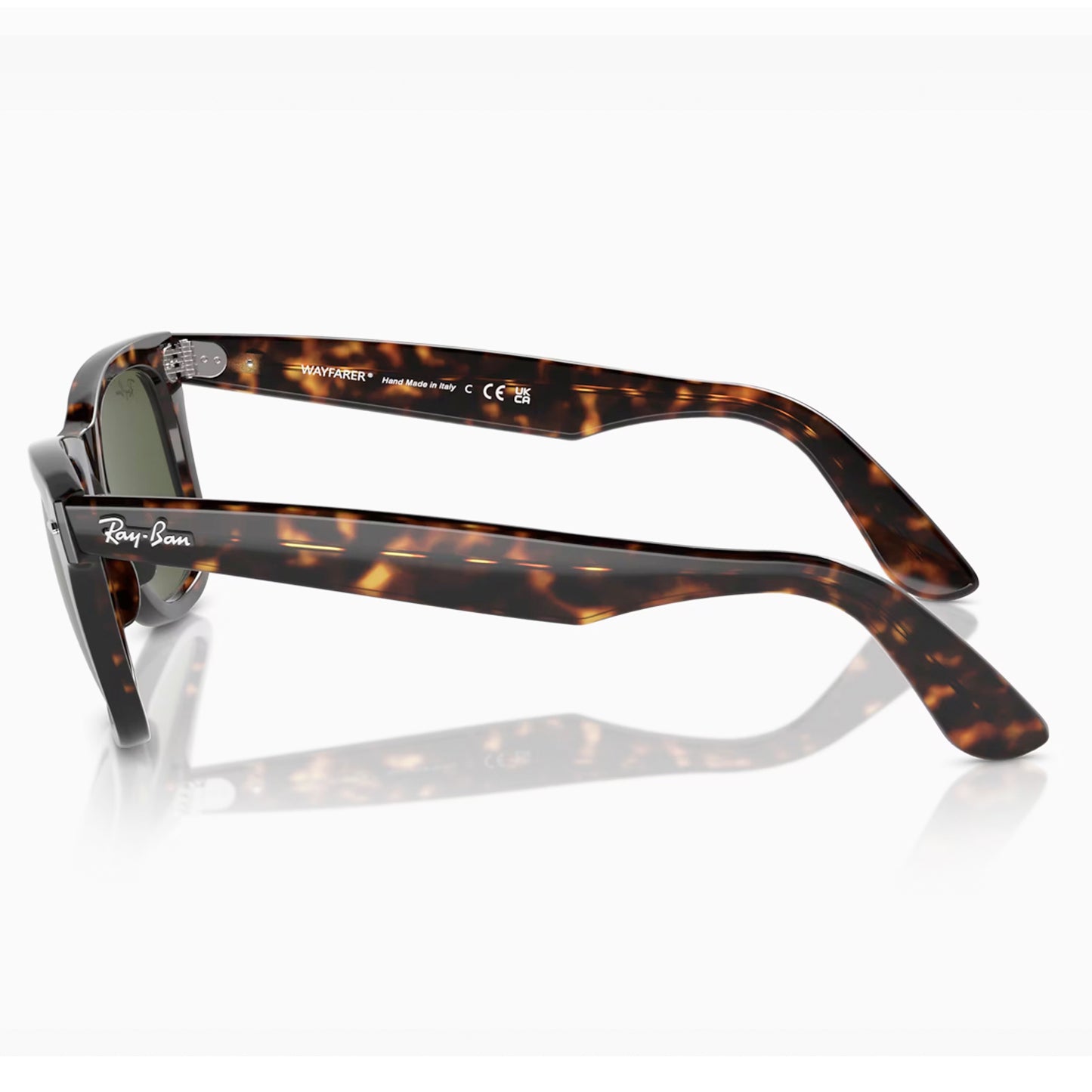 Ray-Ban Wayfarer RB2140 902 Marco Cafe Lente Verde Talle M