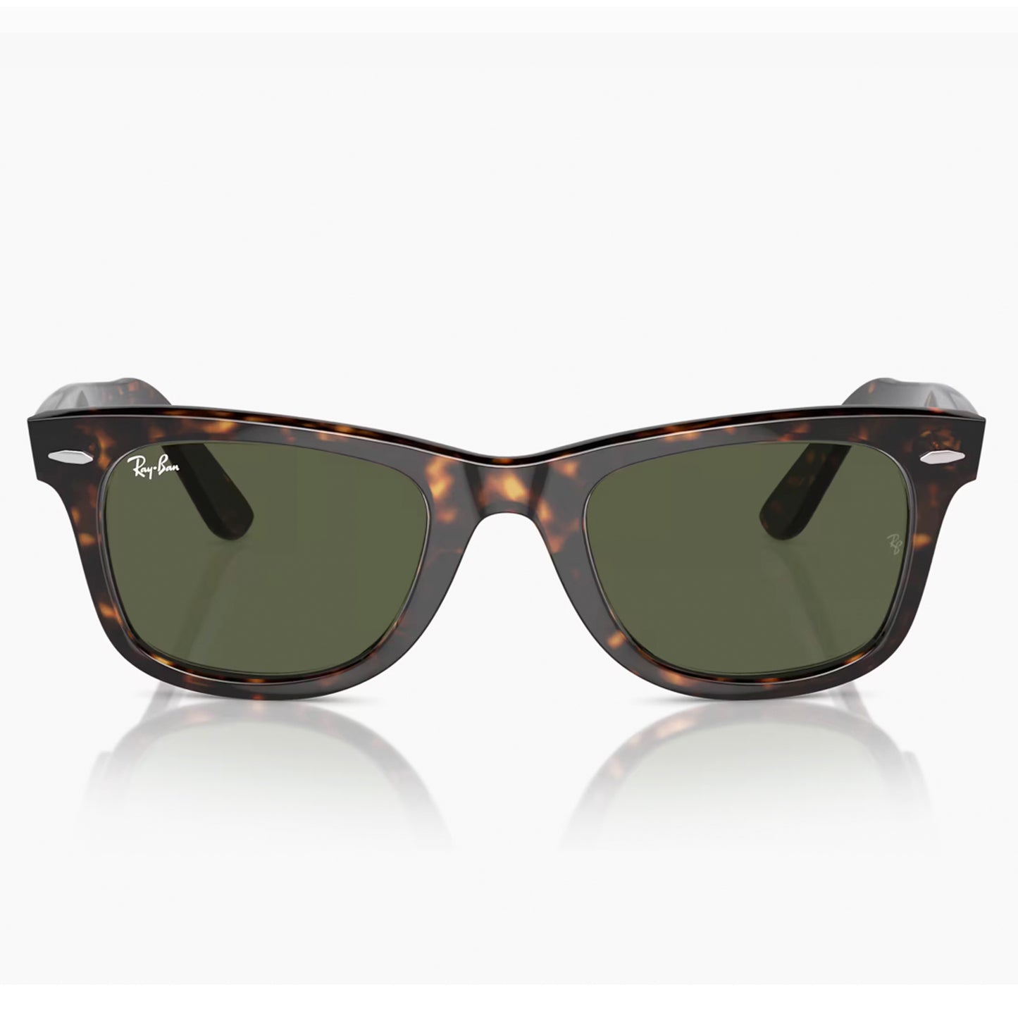 Ray-Ban Wayfarer RB2140 902 Marco Cafe Lente Verde Talle M