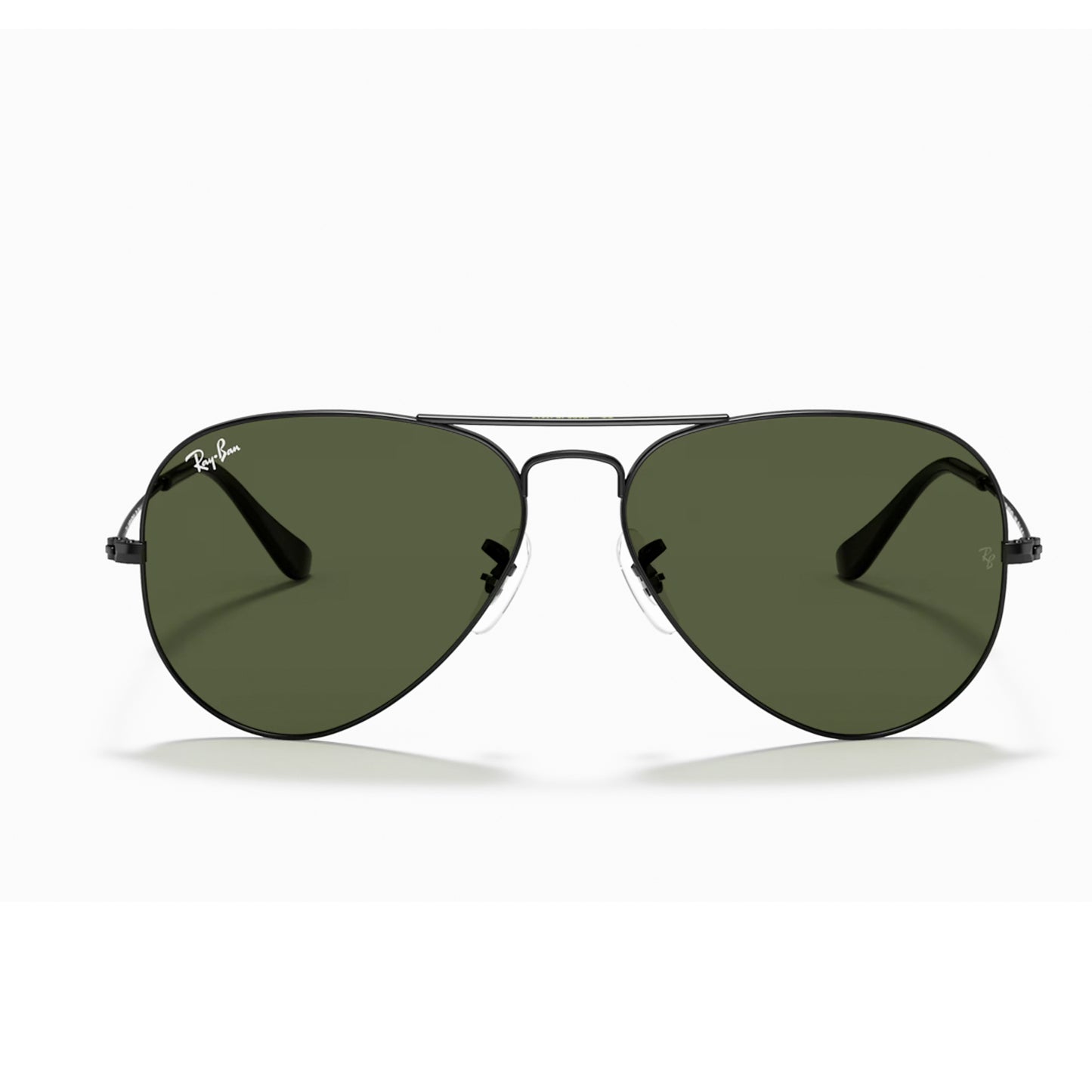 Ray-Ban Aviator 3026 L2821 - Gafas de Sol Unisex Marco Negro Lente Verde (Talla L)