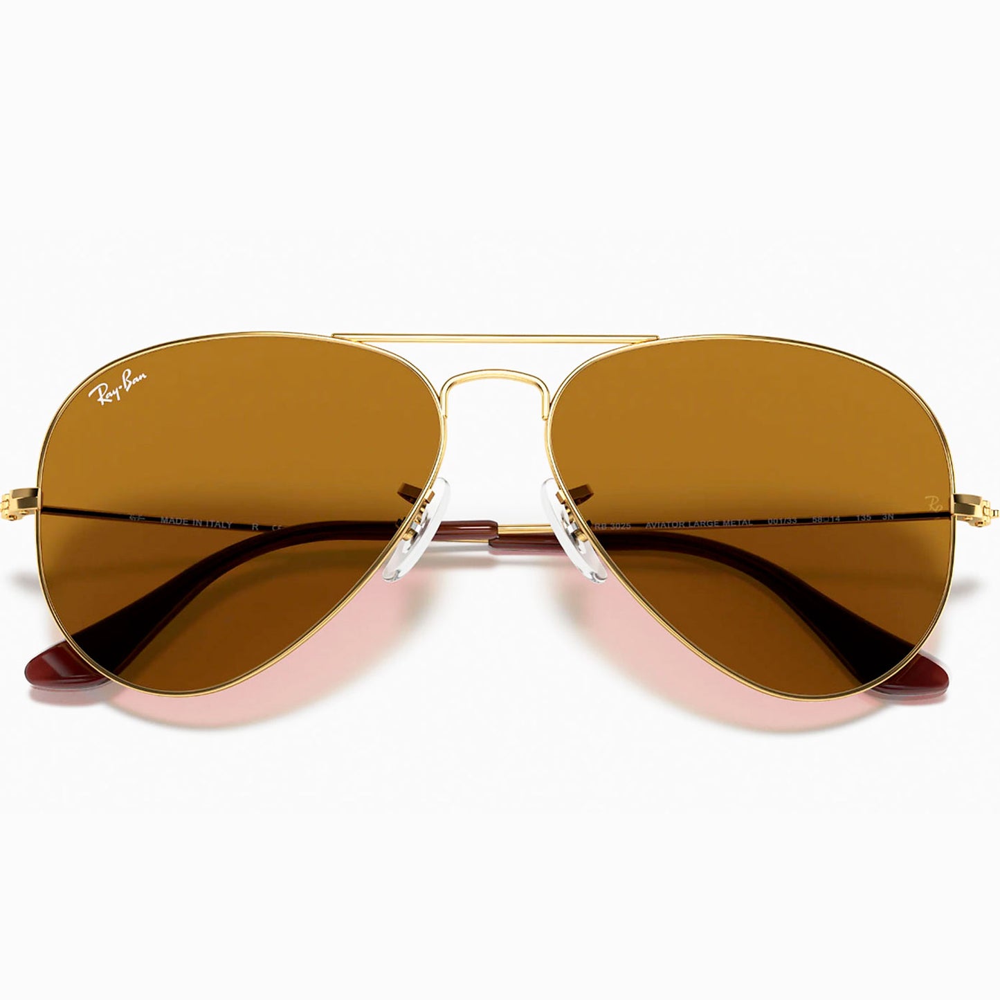 RayBan 3025 001/33 Marco Dorado Lente Marron Talle M 58mm