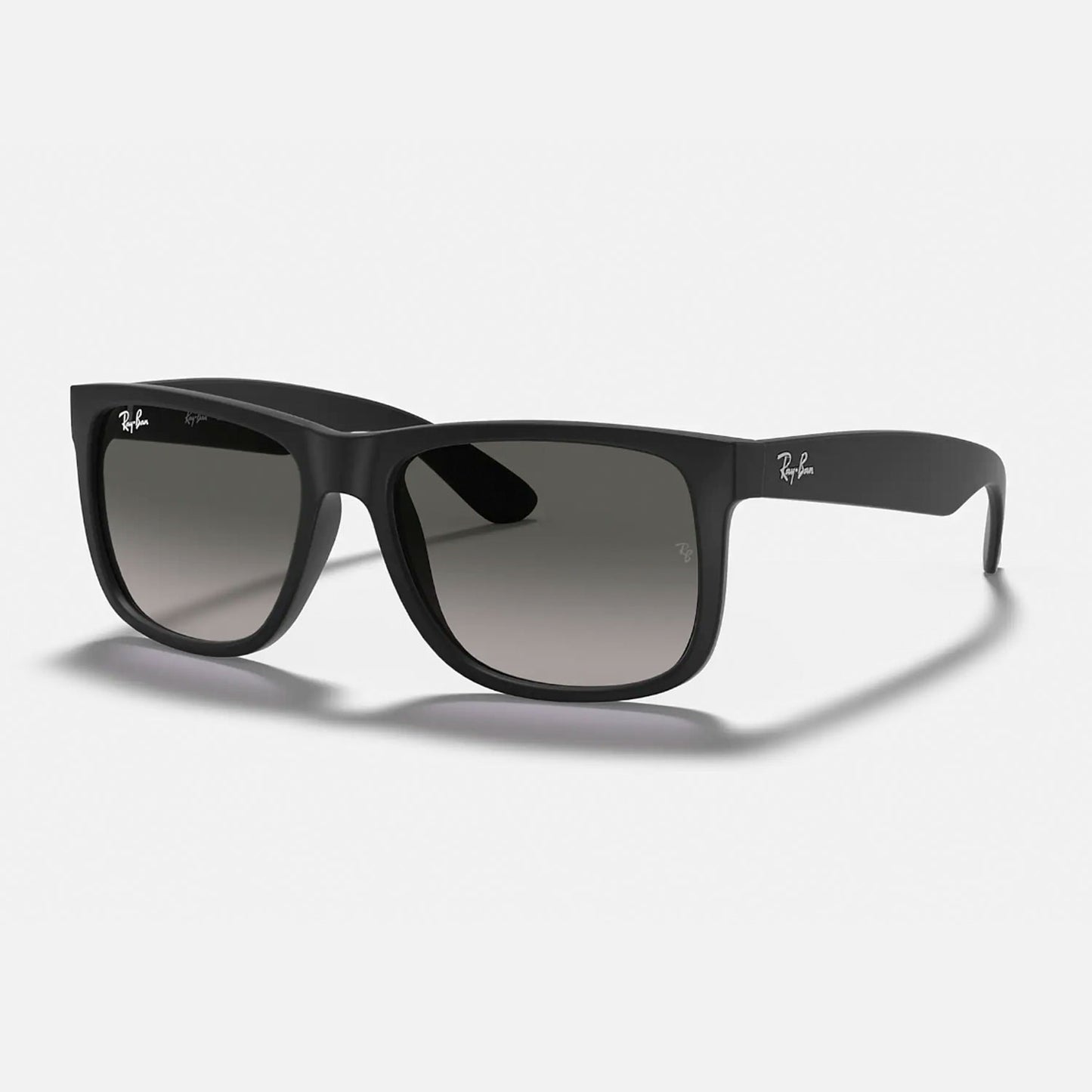 Ray-Ban Justin RB4165 601/8G Marco Negro Lente Gris Gafas de Sol Unisex Negro Matte 54mm